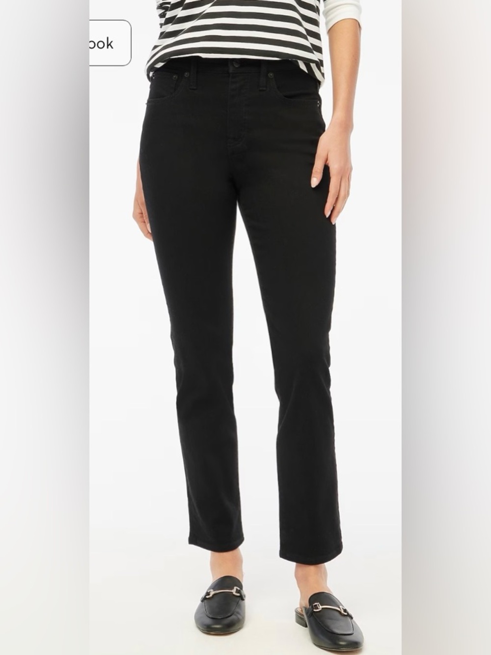 NWT! J. Crew Essential straight jean in all-day stretch